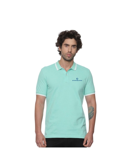 Allen Solly Polo T-shirt Men- Turquoise Green